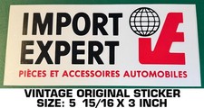 IMPORT EXPERT PIECES & ACCESSOIRES - VINTAGE ORIGINAL DECAL STICKER