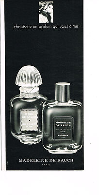 REKLAME WERBUNG 024 1969 MADELEINE DE RAUCH Parfum MONSIEUR & MISS
