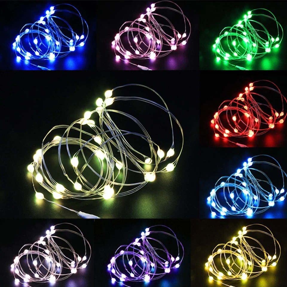 20/100/200 LED String USB Supply Copper Wire Xmas Party Waterproof Fairy Lights - Image 4 of 4