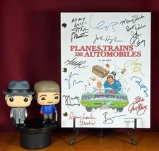Planes, Trains and Automobiles Script Signed- Autograph Reprints- John Candy