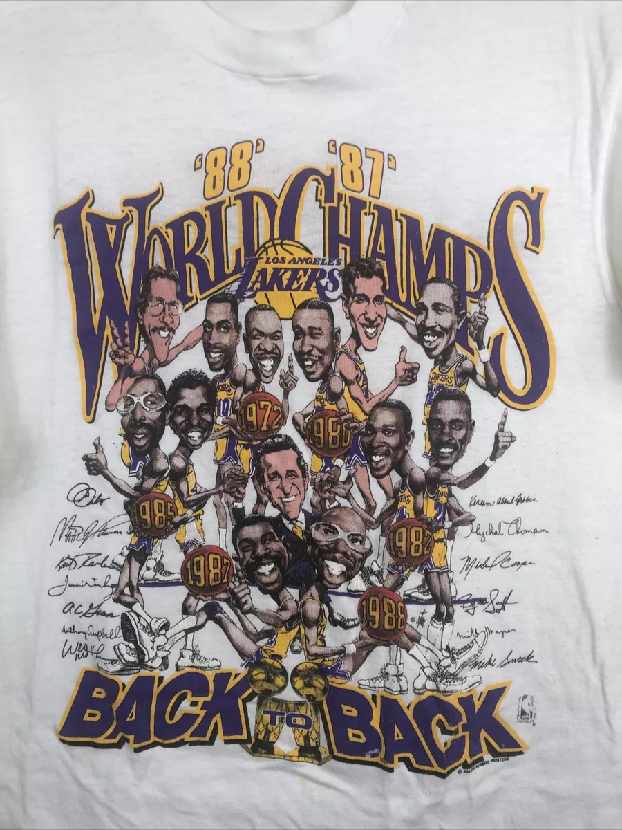 Lakers world store champs shirt