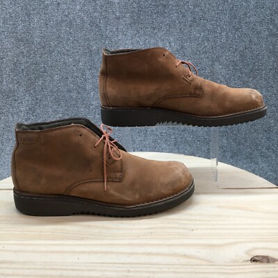 Simple Boots Mens 11 Ankle Chukka Casual 2881 Brown Leather