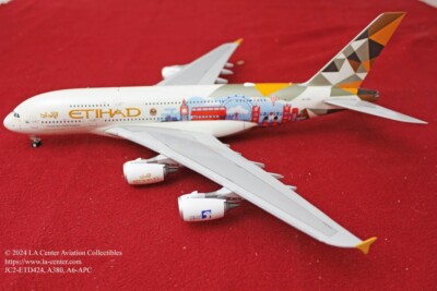 JC Wing Etihad Airways Airbus A380 in Choose UK Color Diecast