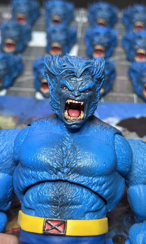 Marvel Legends X-men Head Sculpt: Beast **Head Only** | eBay