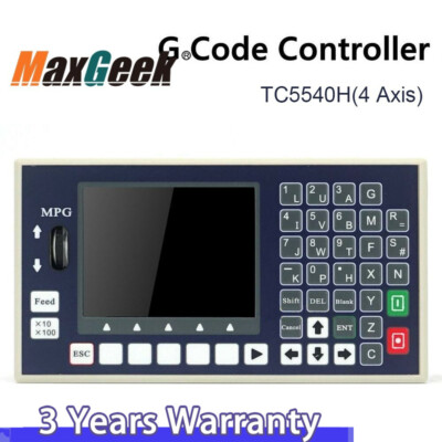 TC5540H 4 Axis CNC Controller System G Code Motion Controller MPG For Milling