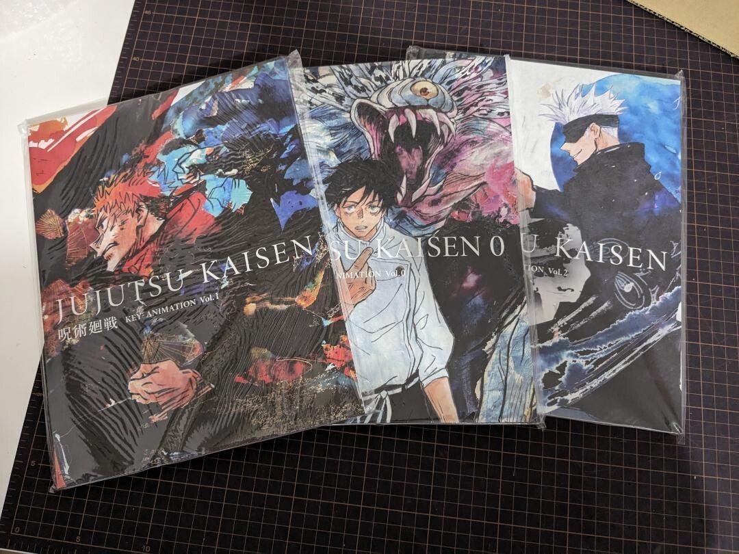 Jujutsu Kaisen Key Animation Limited Art Book Vol.0 & 1 & 2 Set | eBay