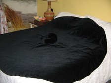 Vintage Anne Klein Black Velvet Circle Skirt - Costume Fifties Party- Christmas