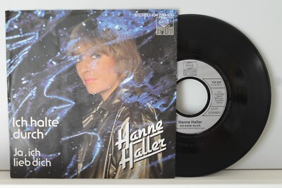 7'' Single - HANNE HALLER - Ich halte durch - Ja, ich lieb dich - Ariola 1982