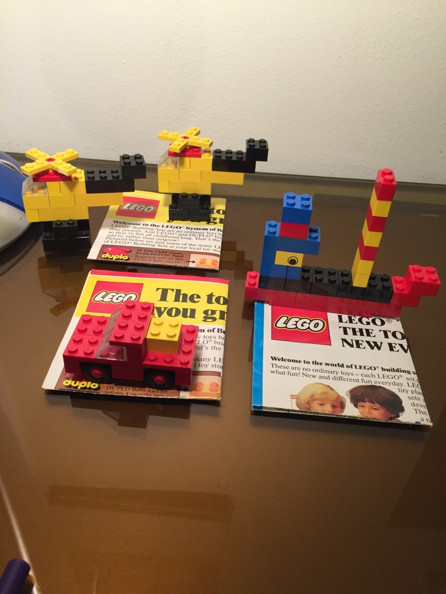 Lego 1986 McDonald’s Happy Meal Sets Lot Of COMPLETE WITH INSTRUCTIONS  More