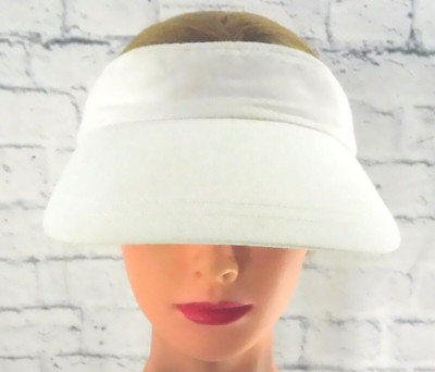 PLAIN WHITE MOM / DAD Visor / Brim Elastic Back Strap Adjustable