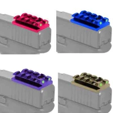 Glock Sight Mount RMR Plate - G17 19 22 23 26 27 34 Rail for Red Dot Sight