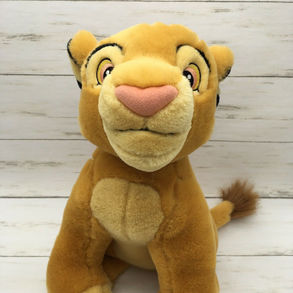 Disney Store Authentic Lion King Young Simba Small Plush Stuffed