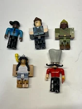 Roblox Figure Lot of 5; Jail Break, Gavin Spero, Cut Purse, Sparking, Papa Roni