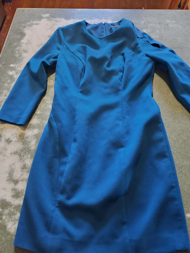 blue halo dress Black Halo Harbor Sheath Dress In Pacific Blue main image 0