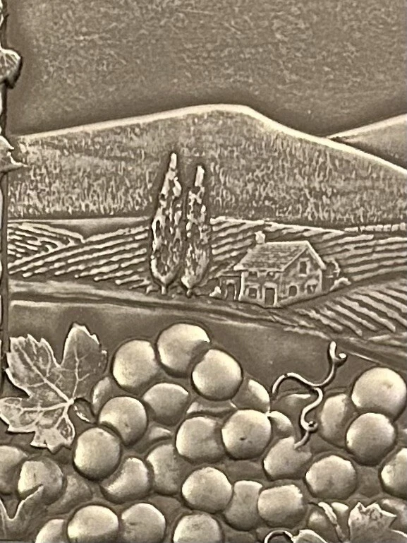 Azulejo placa mural metal salpicadero cocina Foto 3 de 4