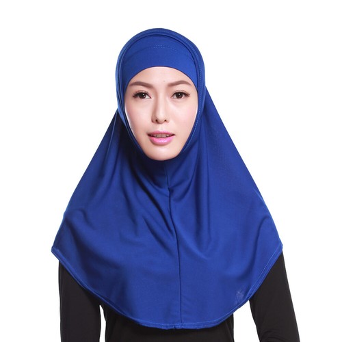 One Piece Amira Muslim Instant Hijab Scarf Pull On Ready To Wear Headscarf Shawl - Picture 7 of 125