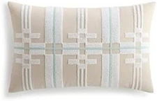 Charter Club Damask Designs Terra Mesa Decorative Pillow, 14" X 22", Beige/Khaki