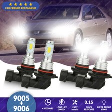For Honda Accord 2003-2007 Led Headlight Bulbs Kit 6000k White 90059006 4pcs