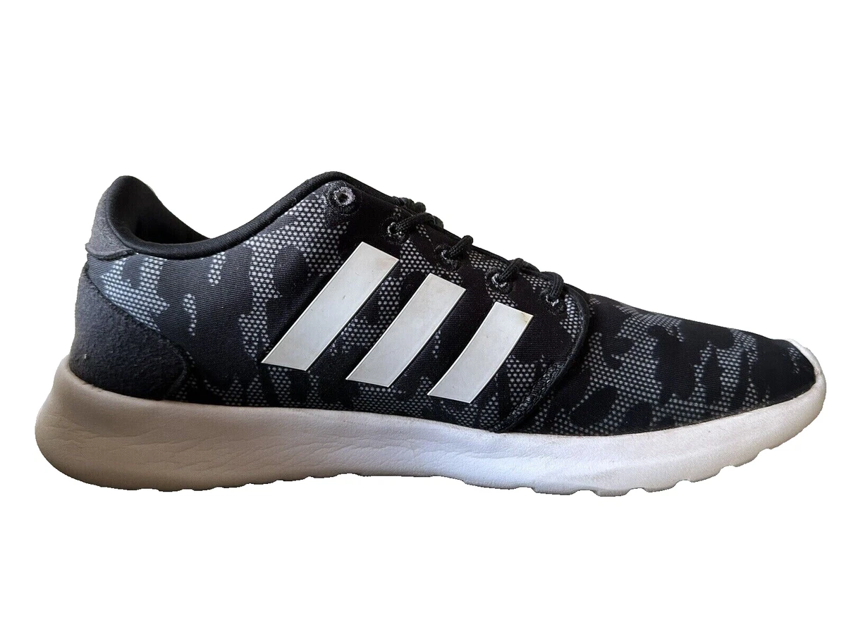 Adidas Cloudfoam QT Racer Core Black White W for sale | eBay