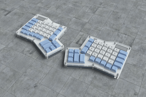 InputClub Infinity ErgoDox Ergonomic Mechanical Keyboard Kit No Switches Keycaps - Picture 7 of 12