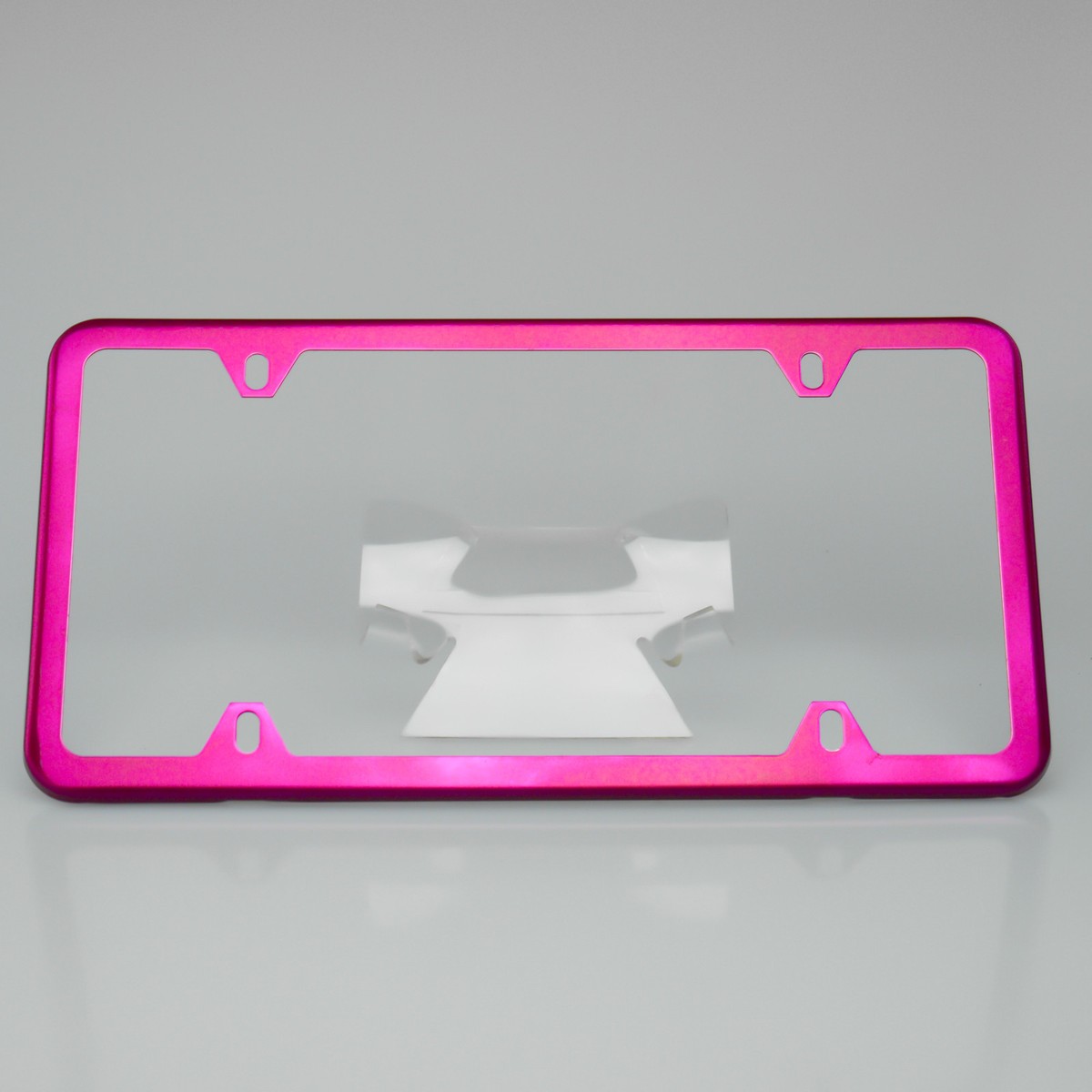 Glow In The Dark License Plate Frame Stainless Steel Powder Coated