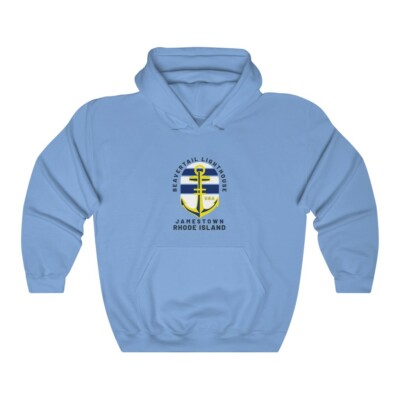 Beavertail Lighthouse, Jamestown, RI  -- Unisex Heavy Blend  Hooded Sweatshirt