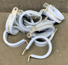 Rubber Rubber Lined Aluminium P Clip 38mm Thickness 16mm * Packs Of 10 *