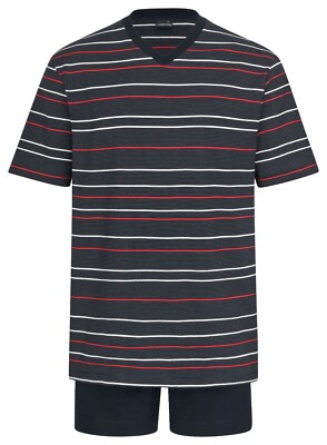 AMMANN Herren Shorty Schlafanzug kurz 7935 Gr. 48 50 52 54 56 58