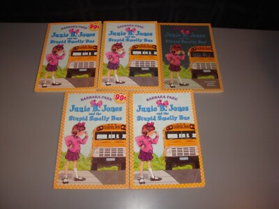 Junie B Jones Stupid Smelly Bus 5 Book Lot Guided Reading Lit Circle Class Set