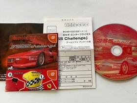 F355 Challenge SEGA DreamCast with postcard DC sega JP JAPAN import NTSC-J