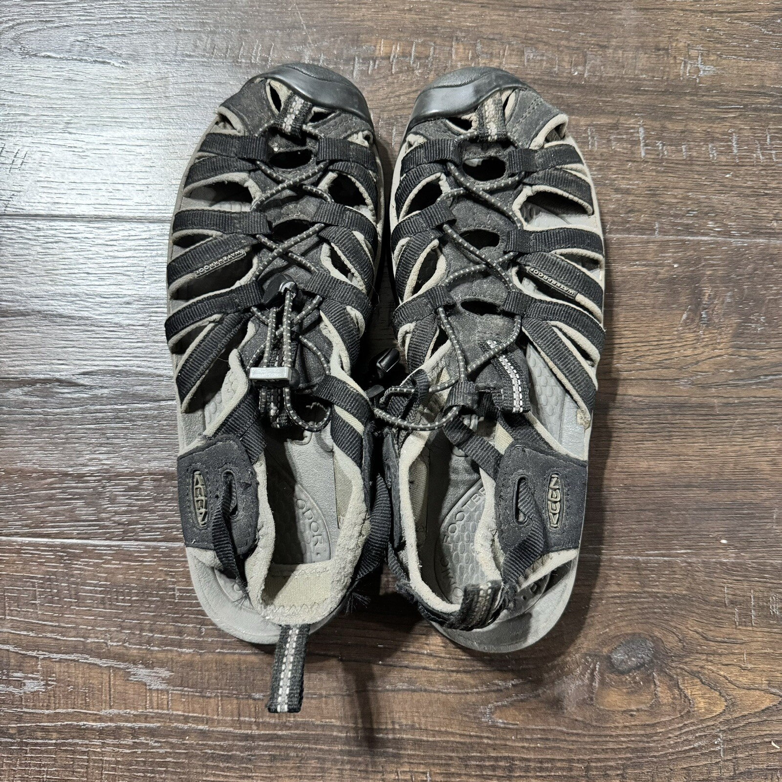 Scarpe sandali donna Keen Whisper nero grigio impermeabili sport escursionismo misura 7 5