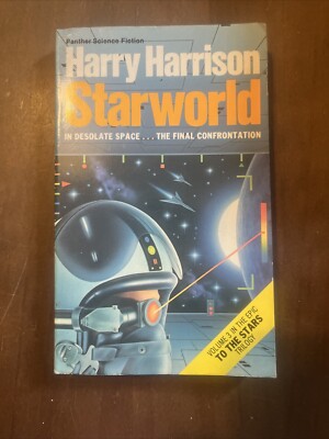 Vintage HARRY HARRISON Starworld 1984 Vintage Science Fiction Novel Vtg Sci Fi