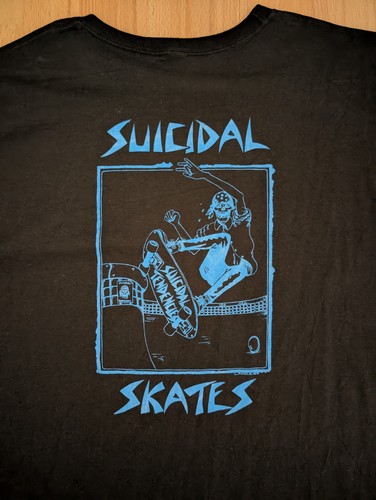 Suicidal Skates T-Shirt Gr XL Suicidal Tendencies Schwarz Oldschool Skateboard