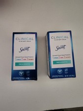 X2 Secret Clinical Strength Soft Solid Deodorant Free Sensitive 1.6 oz