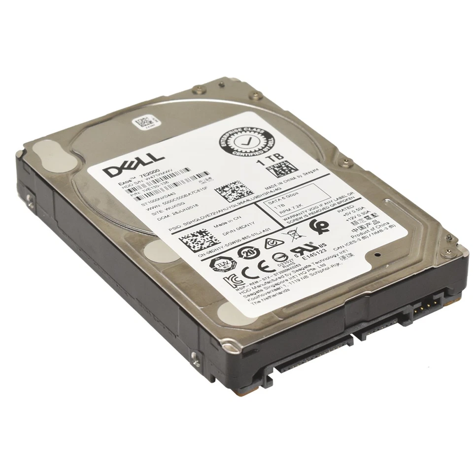 Dell Exos 1TB 2.5" 7.2K 6G SATA HDD Festplatte 08DN1Y PowerEdge R740 - Bild 2 von 4