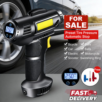 150PSI 12V Car Air Tire Pump Inflator Compressor LED Digital Electric Handheld