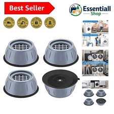 4 Universal Anti Vibration Pads for Washing Machines  Dryers - Noise Cancelling