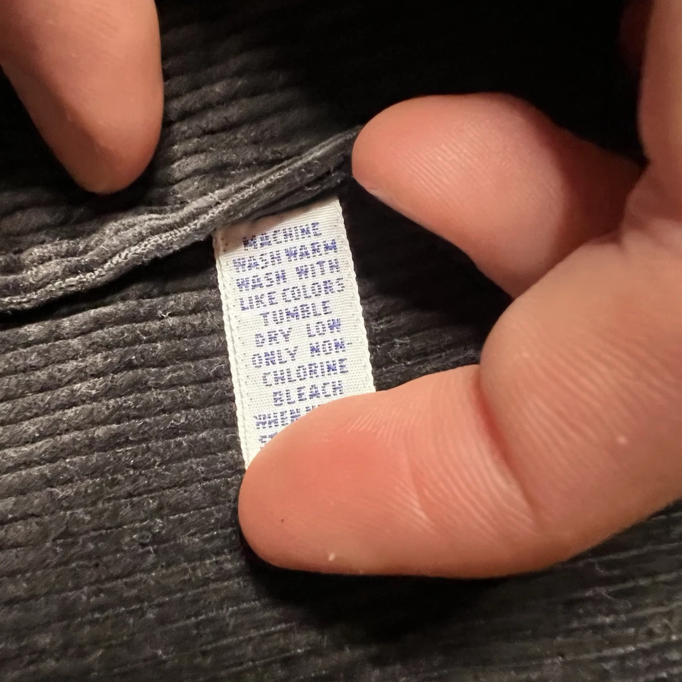 Camisa Polo de Ralph Lauren Pana Parches en el Codo Talla M Negra 100% Algodón De Colección Foto 4 de 4