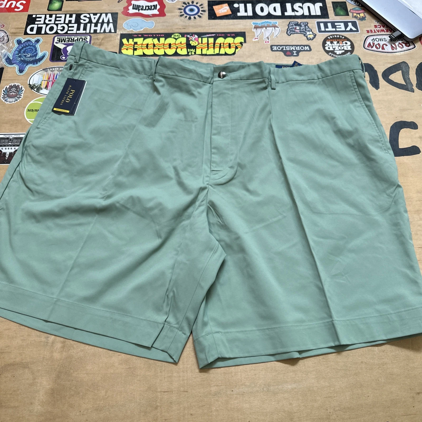 Polo Ralph Lauren Classic 9” Stretch Chino Shorts BIG & TALL Mint NWT