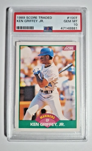 Ken Griffey Jr. - 1989 Score Traded #100T Rookie PSA 10 Seattle Mariners