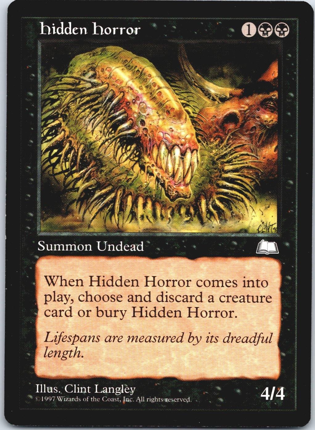 Hidden Horror Weatherlight WTH NM MTG Card