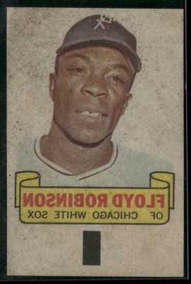 1966 Topps Floyd Robinson Rub-Offs Chicago White Sox #NNO