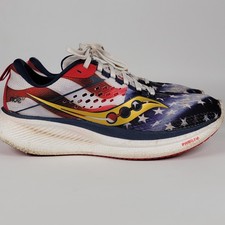 SAUCONY WOMEN'S RIDE 17 10924-76 STARS N STRIPES RUNNING SHOES Size 9.5