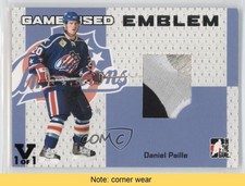 2006-07 ITG Heroes and Prospects Emblems Vault Black 1/1 Daniel Paille READ 2a2