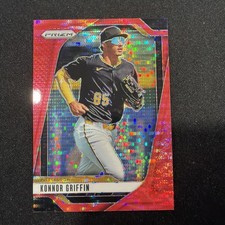 Konnor Griffin 2025 Panini Prizm Red Pulsar Prizm #165/399 Pittsburgh Pirates