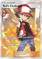 Red's Challenge - 213/214 - Pokemon Unbroken Bonds Sun & Moon Full Art Card NM on eBay