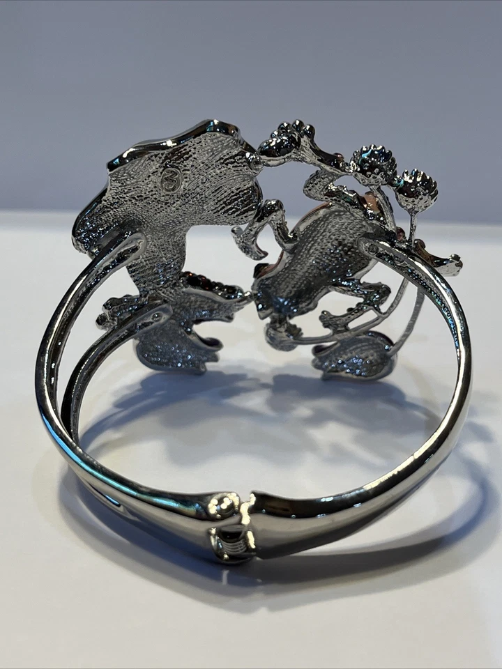 "Pulsera Off Park Rosa Brillante Rana Estrás Talla 7.8""" Foto 4 de 4