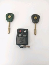 Oem 2000 Jaguar Xj8 Others Vanden Plas Remote Key Fob 4 Buttons Plus Two Keys