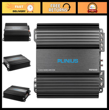 600W Monoblock Class D Car Amplifier - 1 Channel, 1-4 Ohm Stable, Mosfet Power S