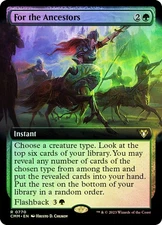 MTG FOIL For the Ancestors  - Commander Masters #770